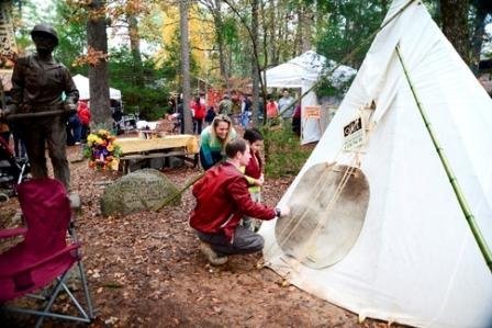 At the annual Beavers Bend Folk Festival & Craft Show, demonstrations of crafts and exhibits showing the culture and technology from the turn of the century fill Beavers Bend State Park. Photo by: Kim Baker