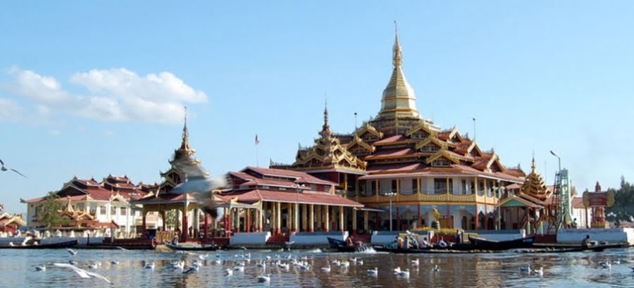 Pagoda en Myanmar