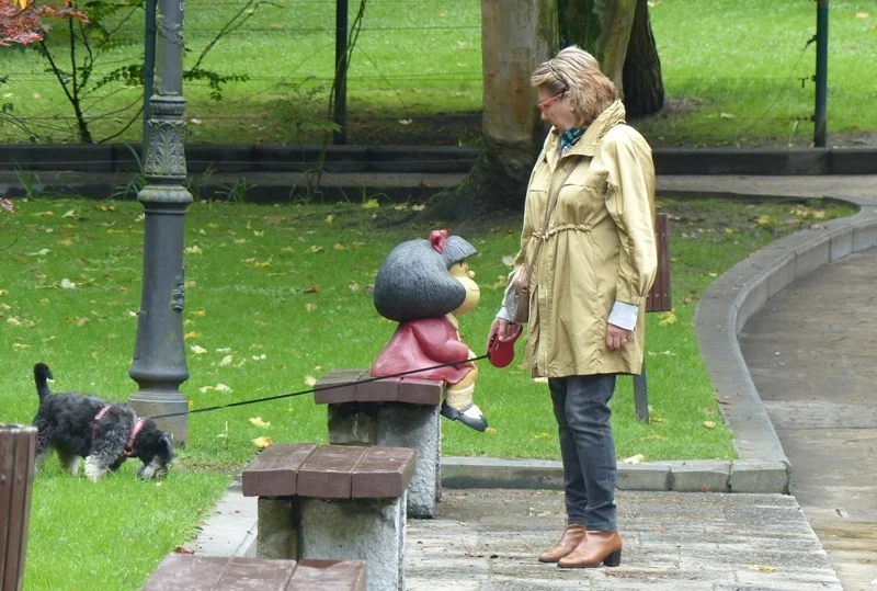 Escultura Mafalda