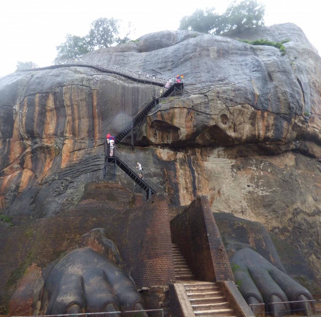 La roca León en Sigiriya